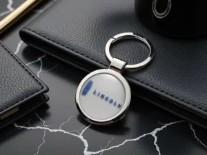 Lincoln Llavero Personalizado Metal Foto Brillante